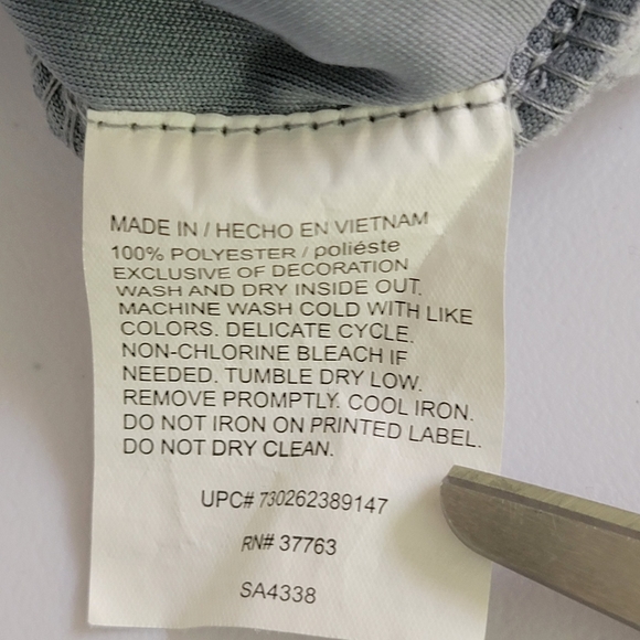 Callaway Golf Gray 1/4 Zip Pullover  Fleece Lined Sweatshirt  Sz XXL  NWOT - Picture 10 of 10